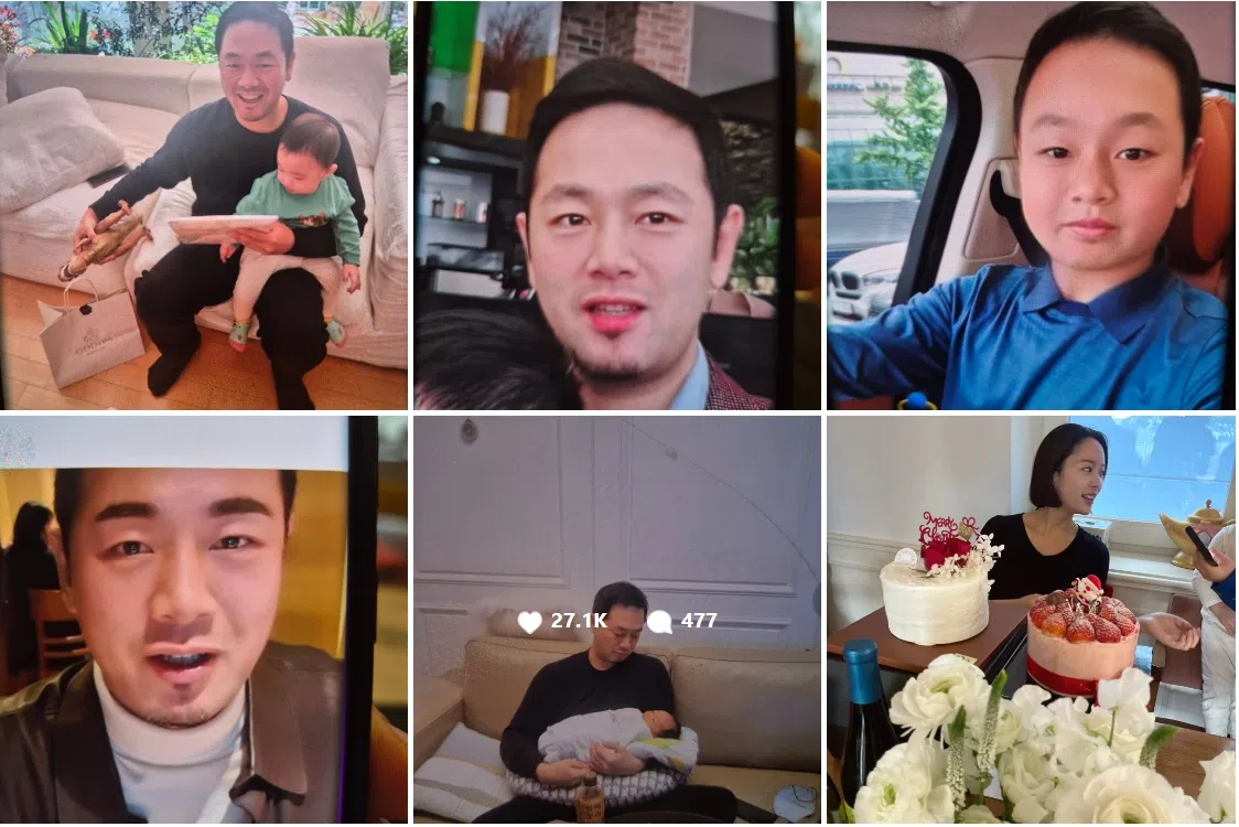 黄正音在社媒连发五张老公的照片。（黄正音IG载图）