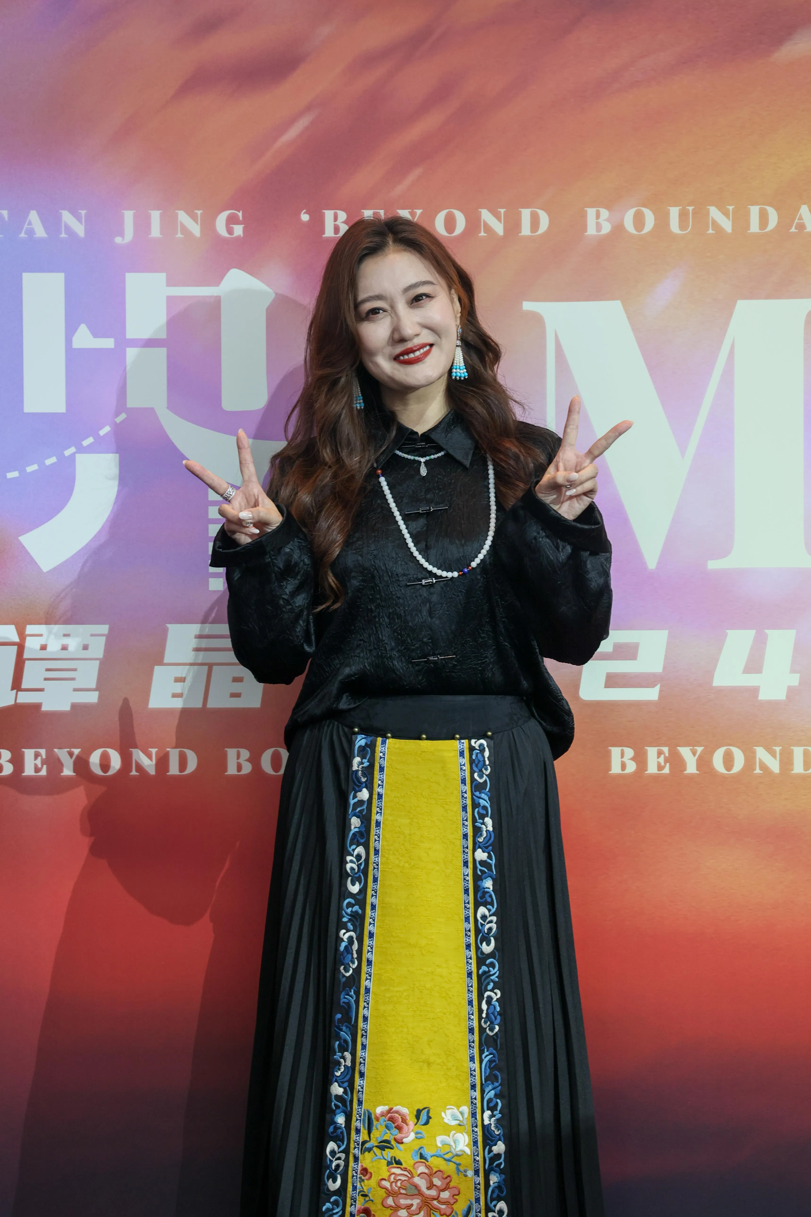 谭晶是首名在长城举行演唱会的歌手。（卓祾祎摄）