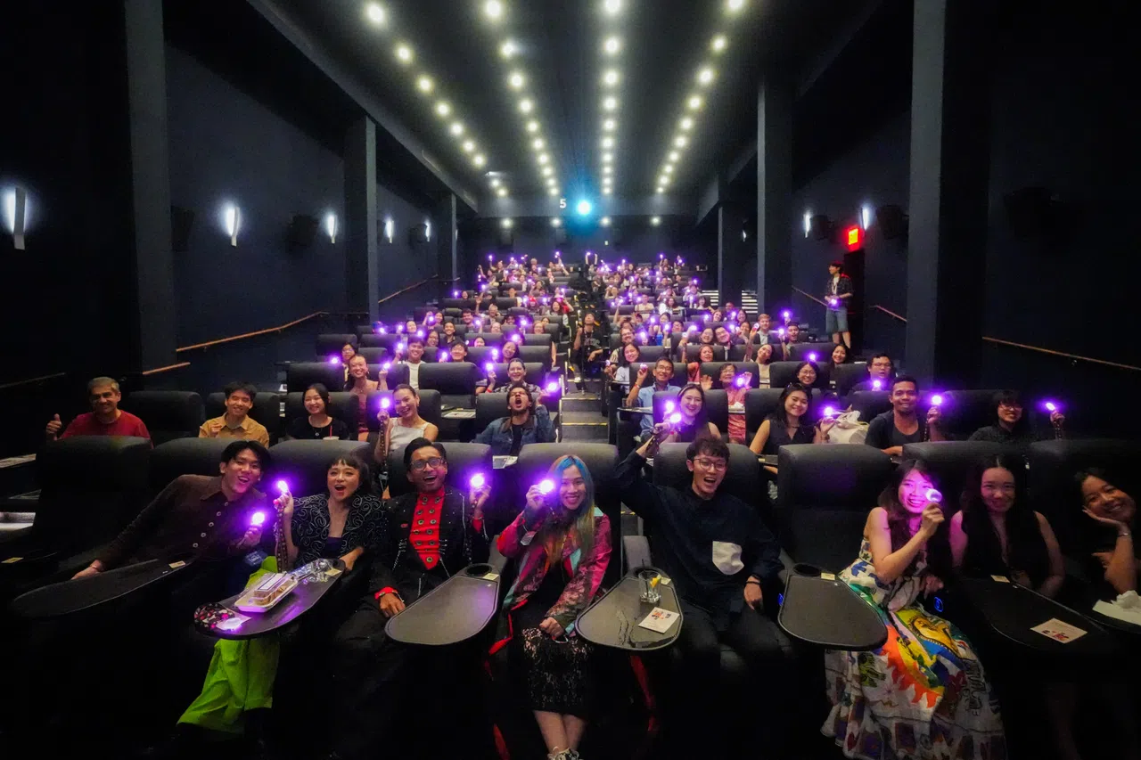 电影在纽约亚洲电影节全球首映，吸引不少科幻片爱好者入场。（Extraordinary Moviemaking Division提供）