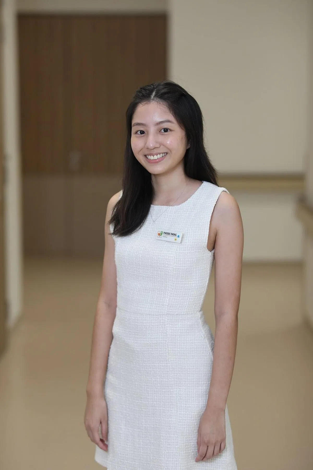 欧南社区医院营养师唐思恩。（严宣融摄）