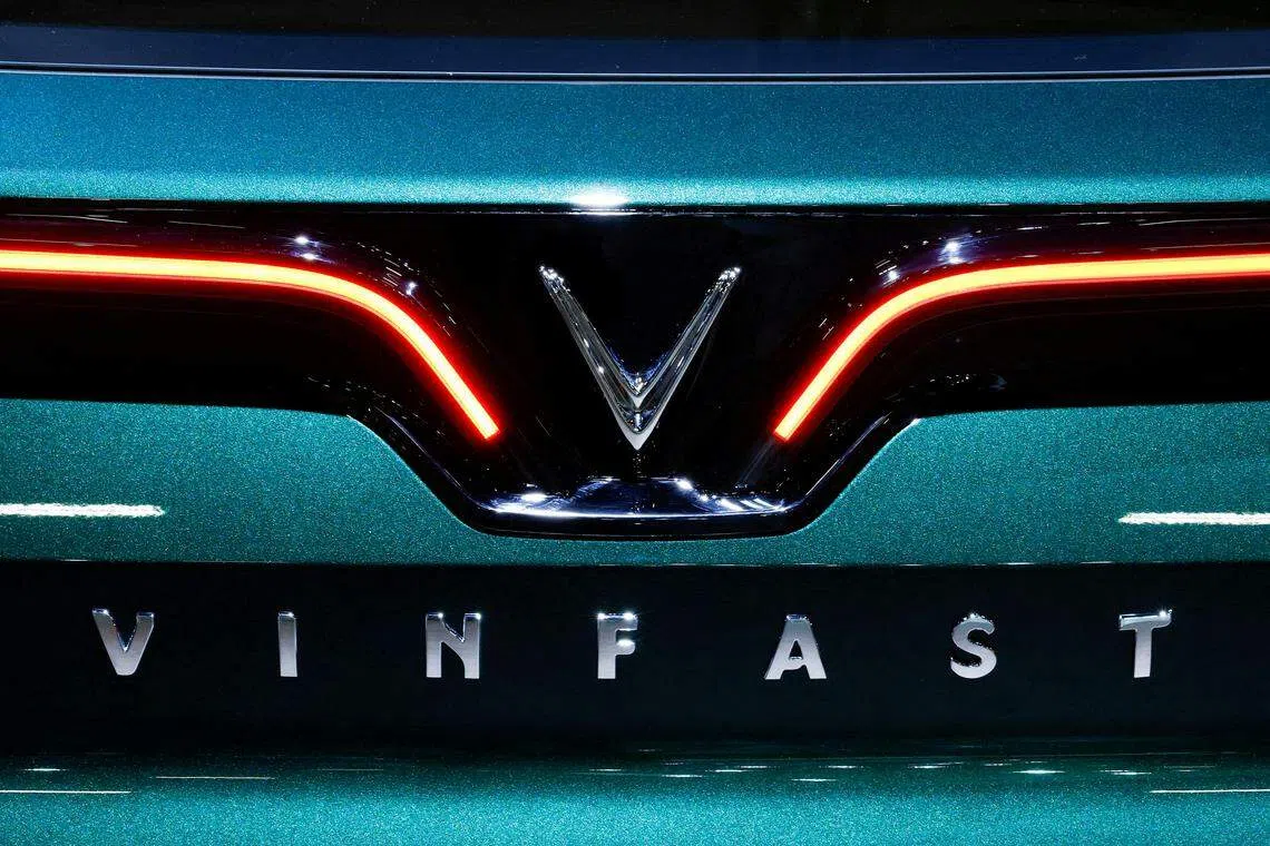越南电动车制造商VinFast Auto股价在上星期暴跌超过65％。（路透社）