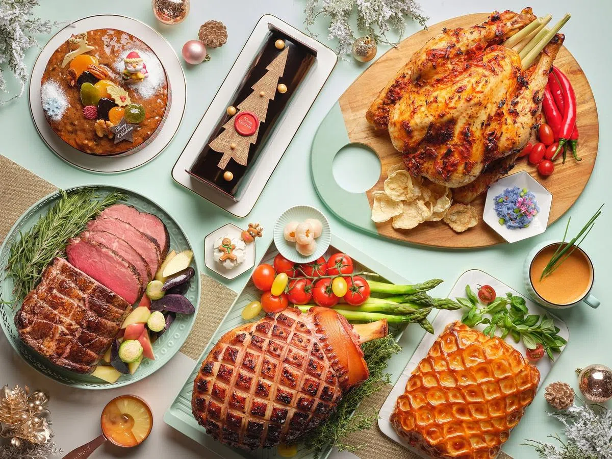 喜来登酒店今年圣诞节推出新的香辣“Sambalado”烤火鸡。（酒店提供）