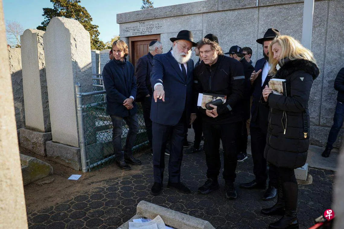 阿根廷候任总统米莱改信犹太教全面向以色列靠拢| 联合早报