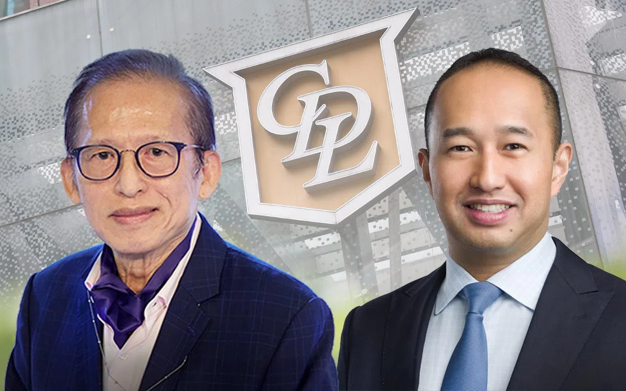 今年2月，郭令明（左）公开指责儿子郭益智（右）“企图夺权”，父子俩一度准备对簿公堂。（档案照片）