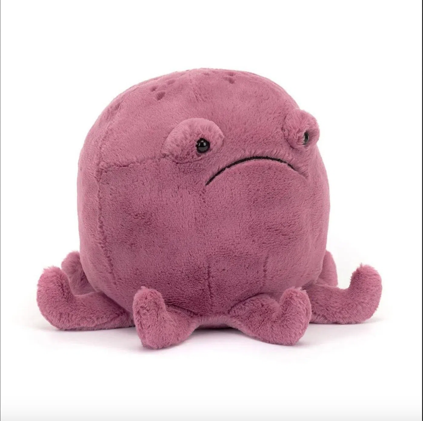 主打萌系的Jellycat，曾推出哭丧脸的Ondre八爪鱼。（Jellycat图片）