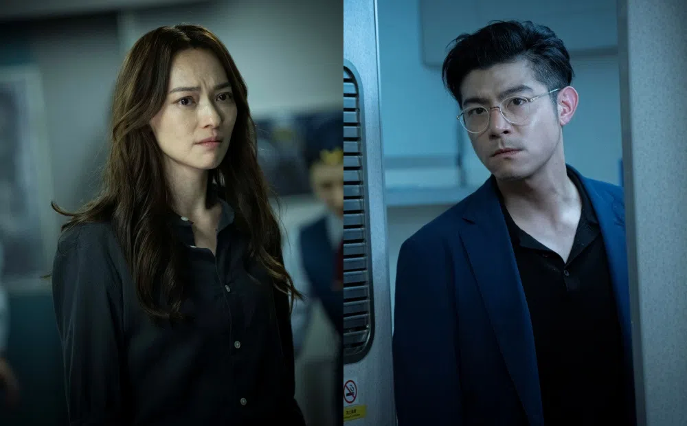 姚以缇（左图）与王柏杰（右图）在片中饰演一对因爆炸案痛失爱子的夫妻。（KillerMud Films提供）