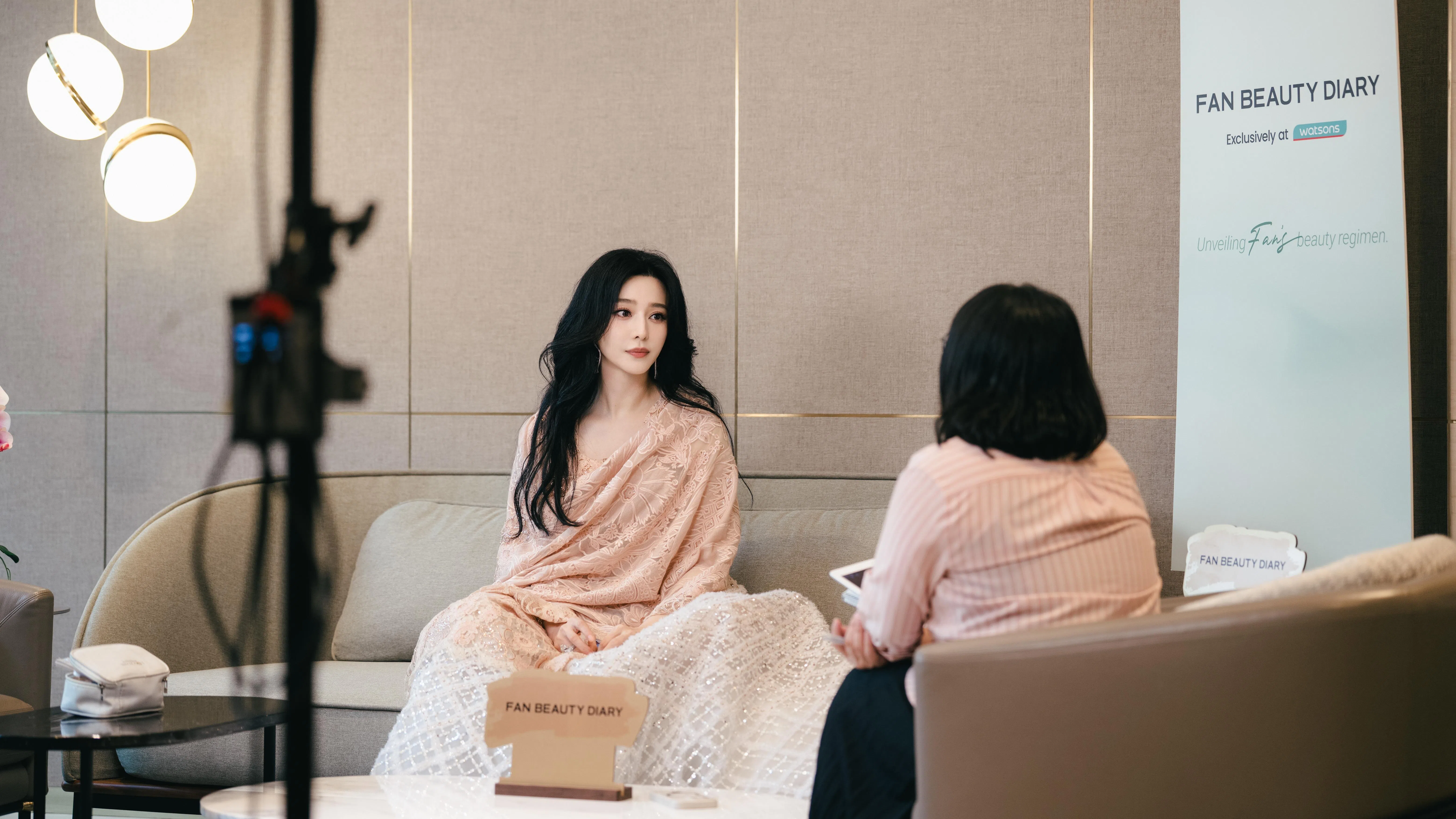 范冰冰接受《联合早报》专访，分享入行30年的心得。（范冰冰团队提供）