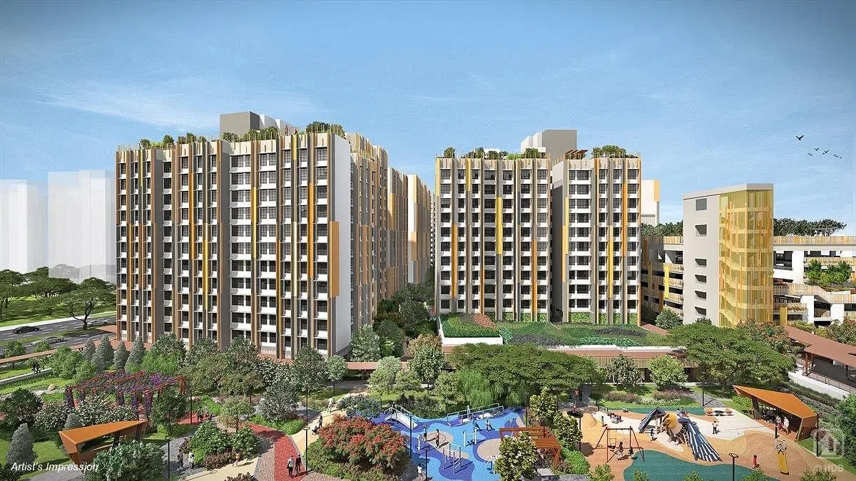 坐落在园林区的Parc Flora @ Tengah，有560个单位。（建屋发展局提供）