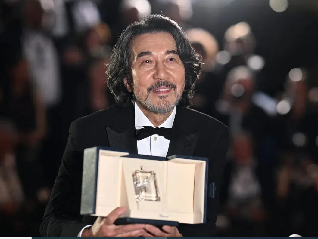 周冬雨将和今年康城影帝役所广司角逐“最佳表演”奖。（取自康城影展网站。）