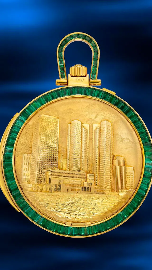 伯爵为纪念1997年香港回归，制作一枚“Répétition à Minutes à Carillon”怀表。（富艺斯提供）