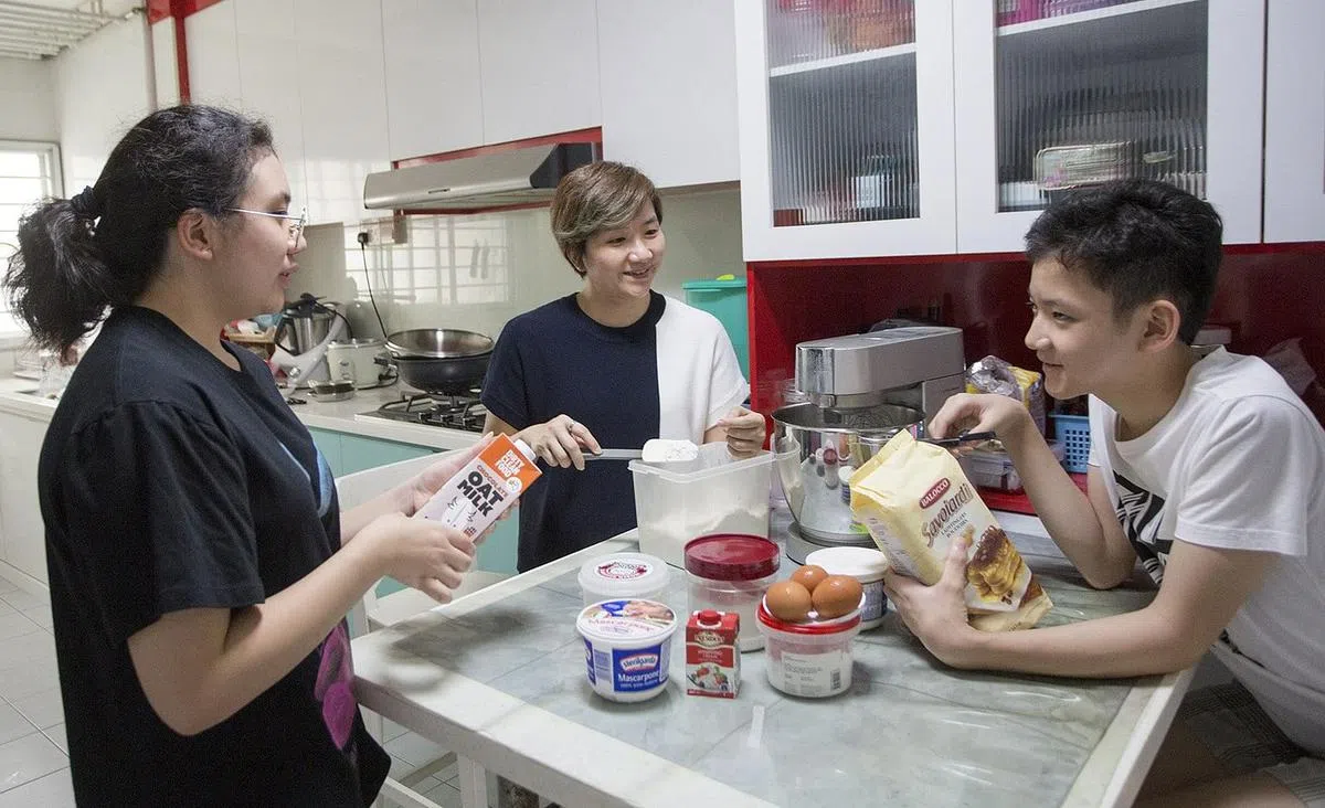 “为家庭而设2025”计划增强为面临挑战的家庭提供援助，包括像谢欣蒨这样的离异家庭。（熊俊华摄） 