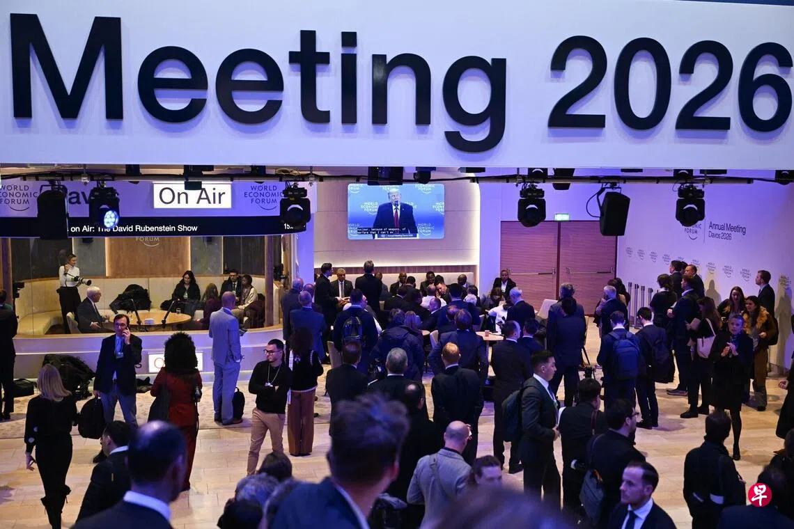 本年度达沃斯世界经济论坛于1月19日至23日举行。 （彭博社）