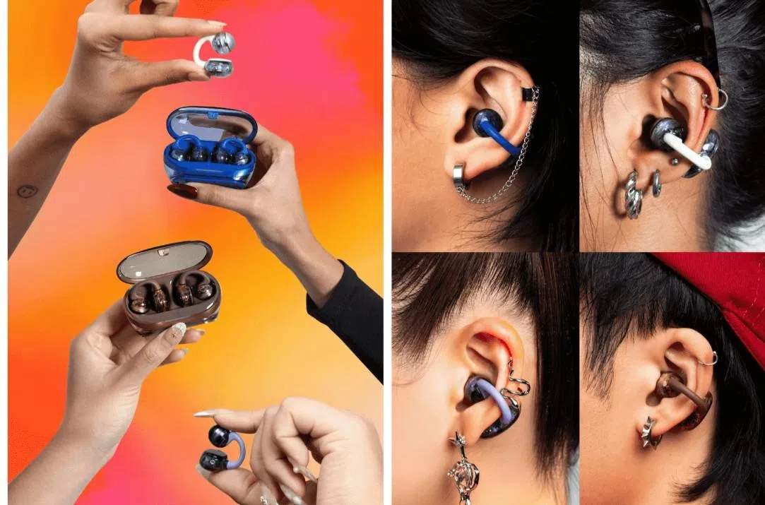 JBL推出Soundgear Clips系列耳机，与耳饰完美融合。（互联网）