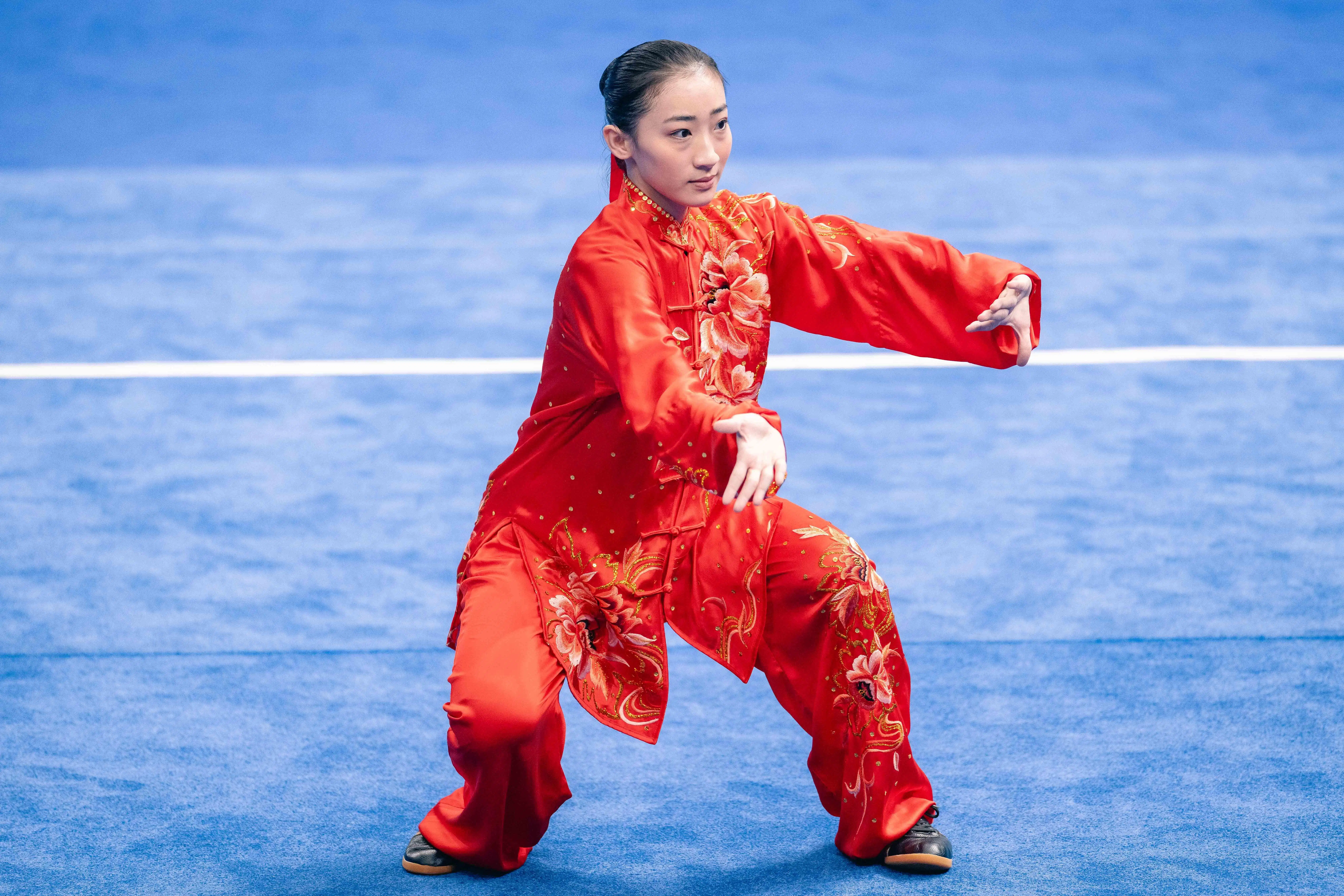 罗芝宁在今年杭州亚运会没有进前三，她很高兴能在世锦赛夺得奖牌。（黄靖安提供）