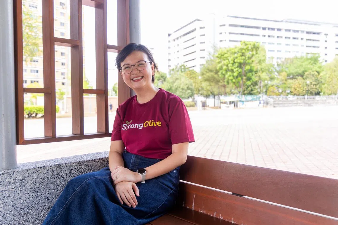 子宫内膜癌康复者胡慧红是“坚韧橄榄” 计划的联合发起人，她希望打造一个“同温层”，鼓励更多年轻癌症患者或康复者“走出来”互相扶持。（吴先邦摄）