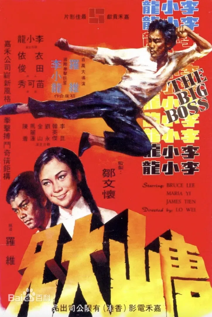 符诗专第一次进电影院观看的是李小龙的卖座功夫片《唐山大兄》。（互联网）