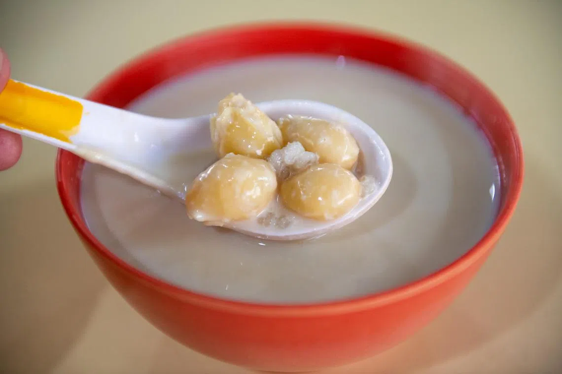 白果腐竹薏米，豆香浓郁不甜腻。（特约陈佳誉摄）