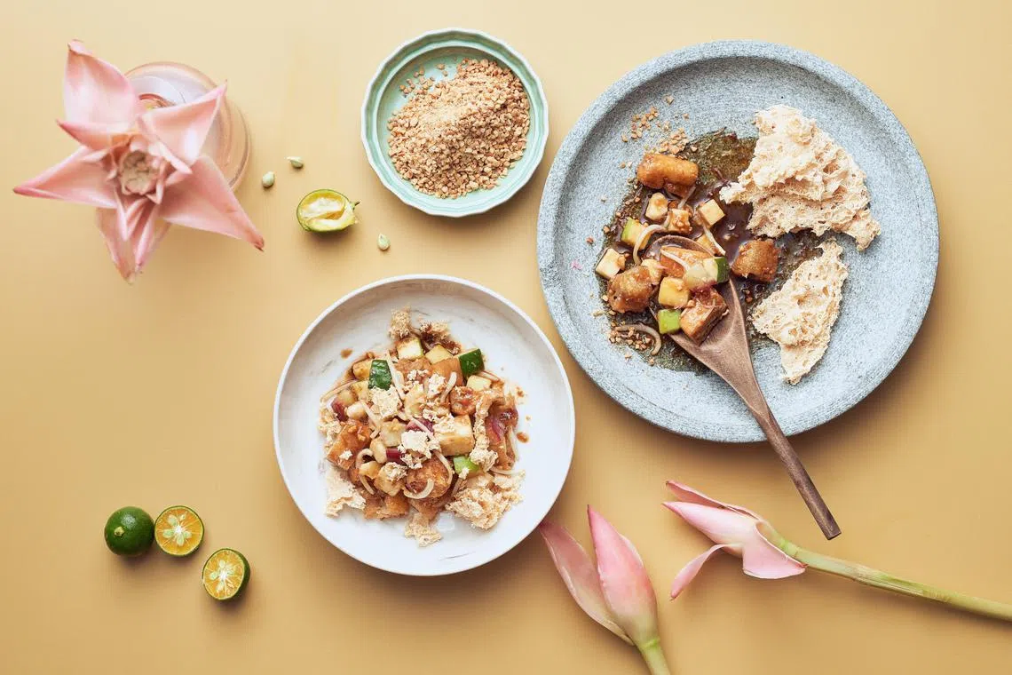 餐馆Chatterbox的罗惹酸甜开胃。（餐馆提供）