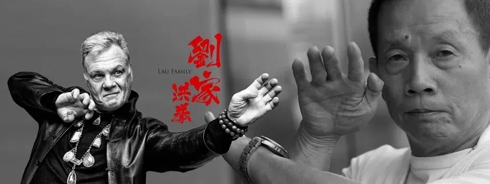何麦（左）年轻时因观看刘家良（右）执导的邵氏武打电影，对中国功夫和洪拳产生了近乎痴迷的浓厚兴趣。（互联网）