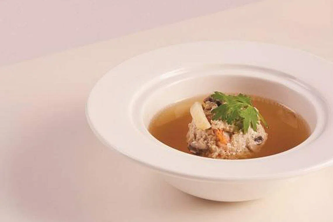 豆腐肉丸汤易于吞食，就算有咀嚼困难也能放心食用。（NDCS提供）