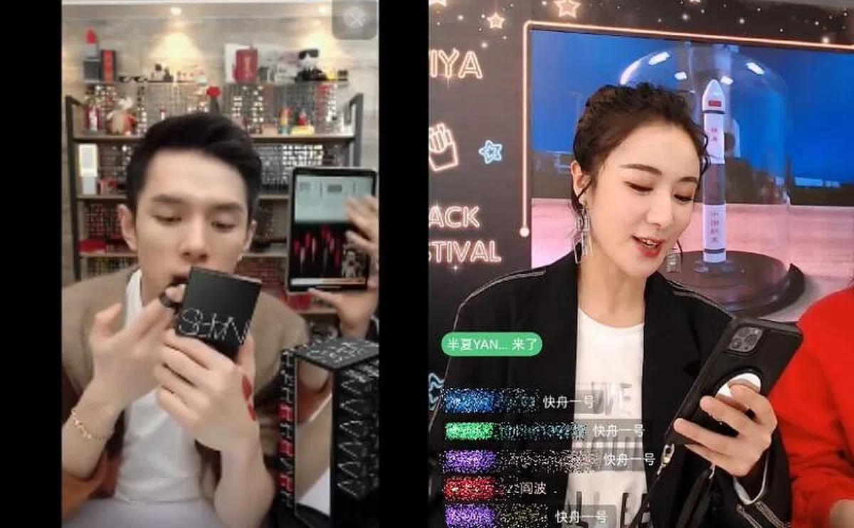 “带货一姐“翻车后，李佳琦似乎也被封禁。（互联网直播截图）