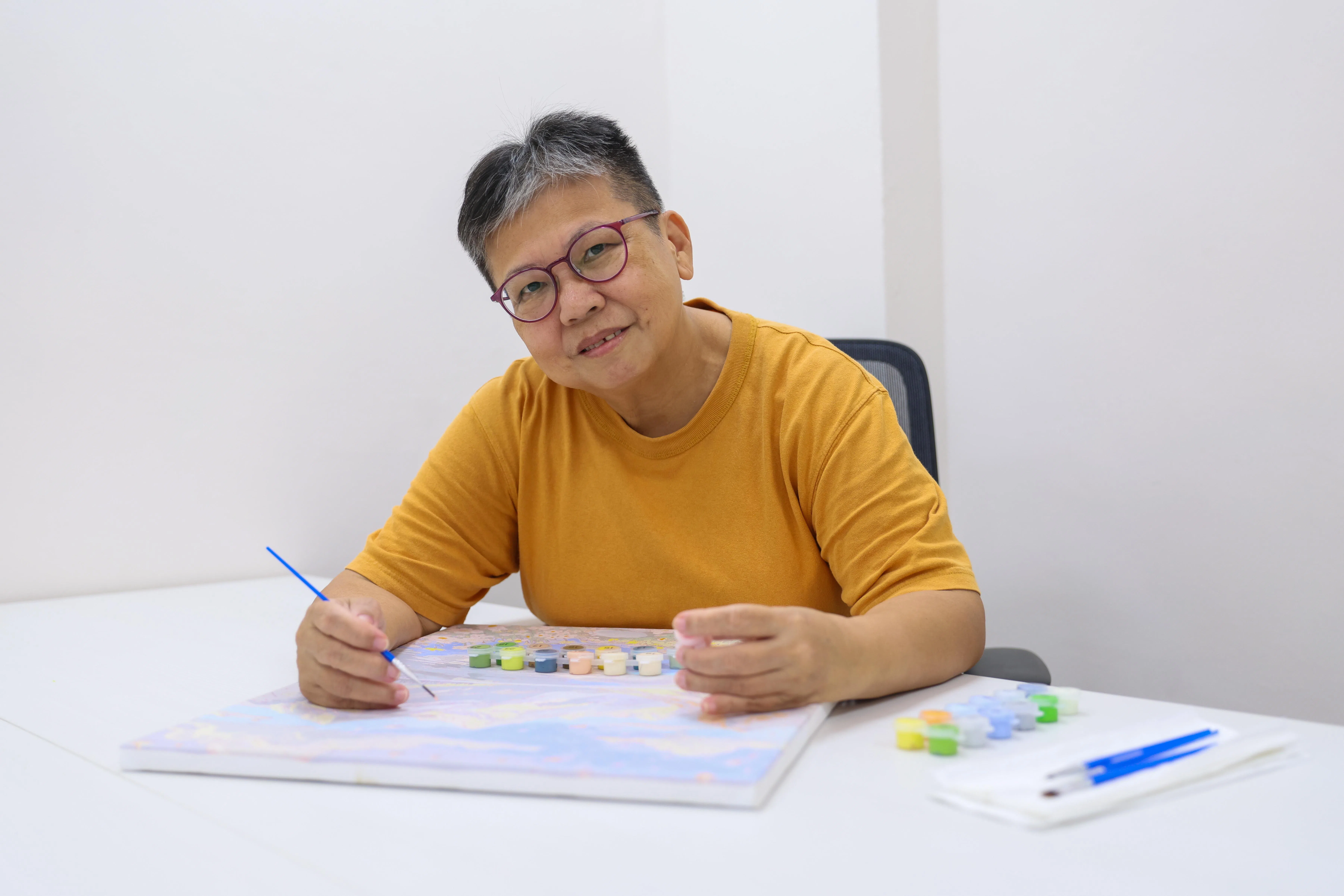 陈素锦喜爱在康复中心Vanguard Compass Home自由自主的生活，日前更在职业导师协助下成功找到工作。（白艳琳摄）