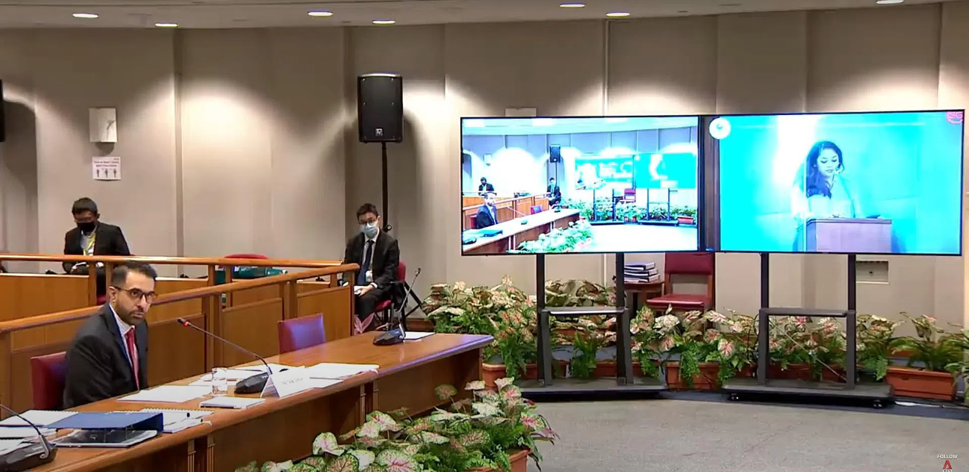 2021年12月10日，毕丹星被国会特权委员会传召，在调查辣玉莎事件的听证会上供证。（档案照片）