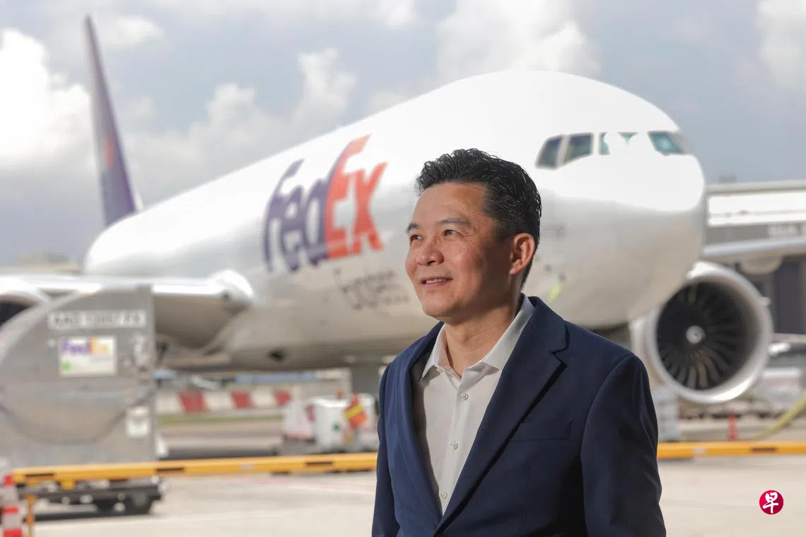 董事总经理陈思豪：东南亚制造业前景佳联邦快递新加坡速推货运业务| 联合早报