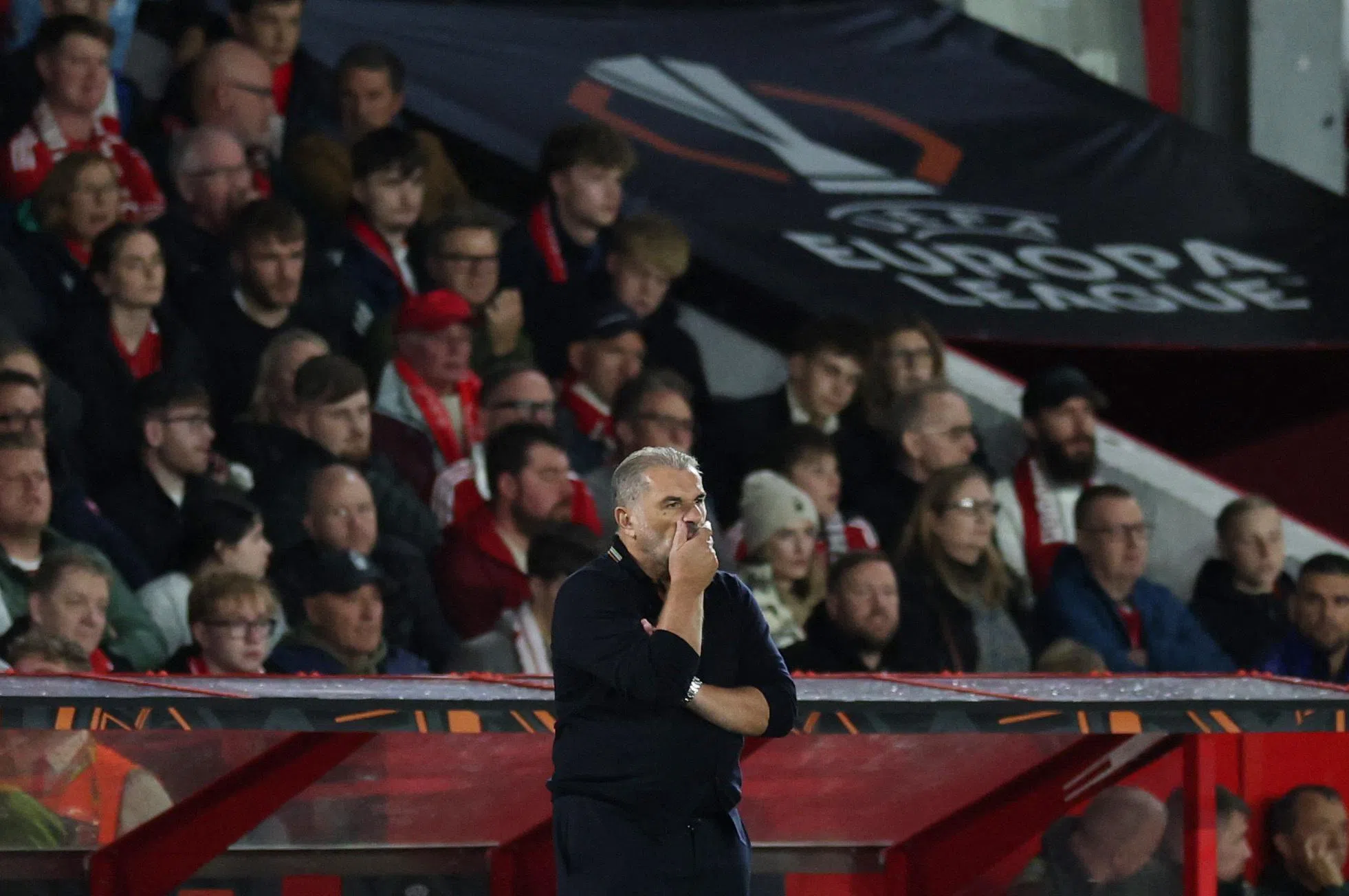 前托特纳姆主帅波斯特科格鲁带领新东家诺丁汉森林征战了六场比赛，但至今毫无胜绩。（路透社）