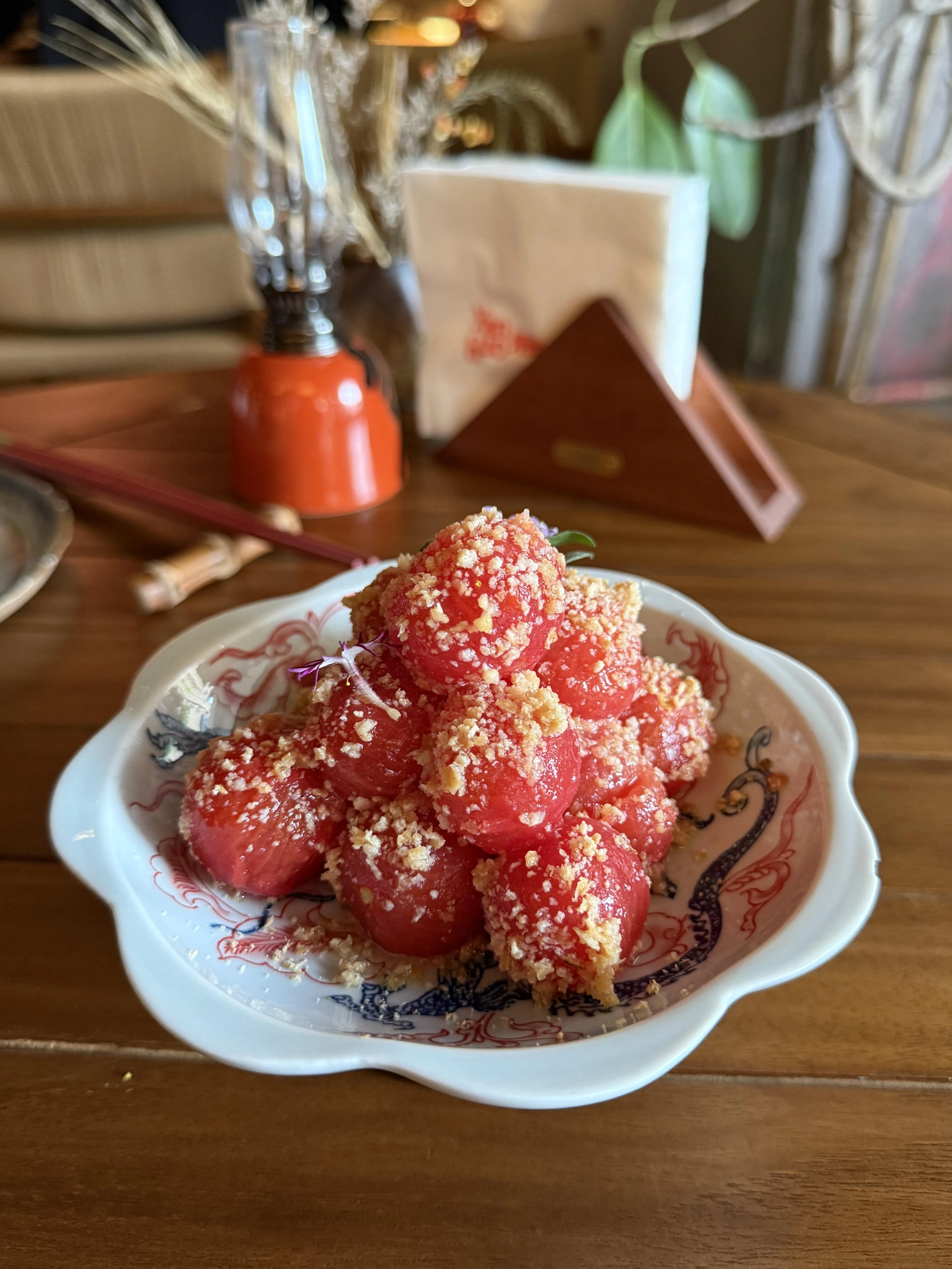 陈皮小番茄酸甜开胃。（叶晓虹摄）