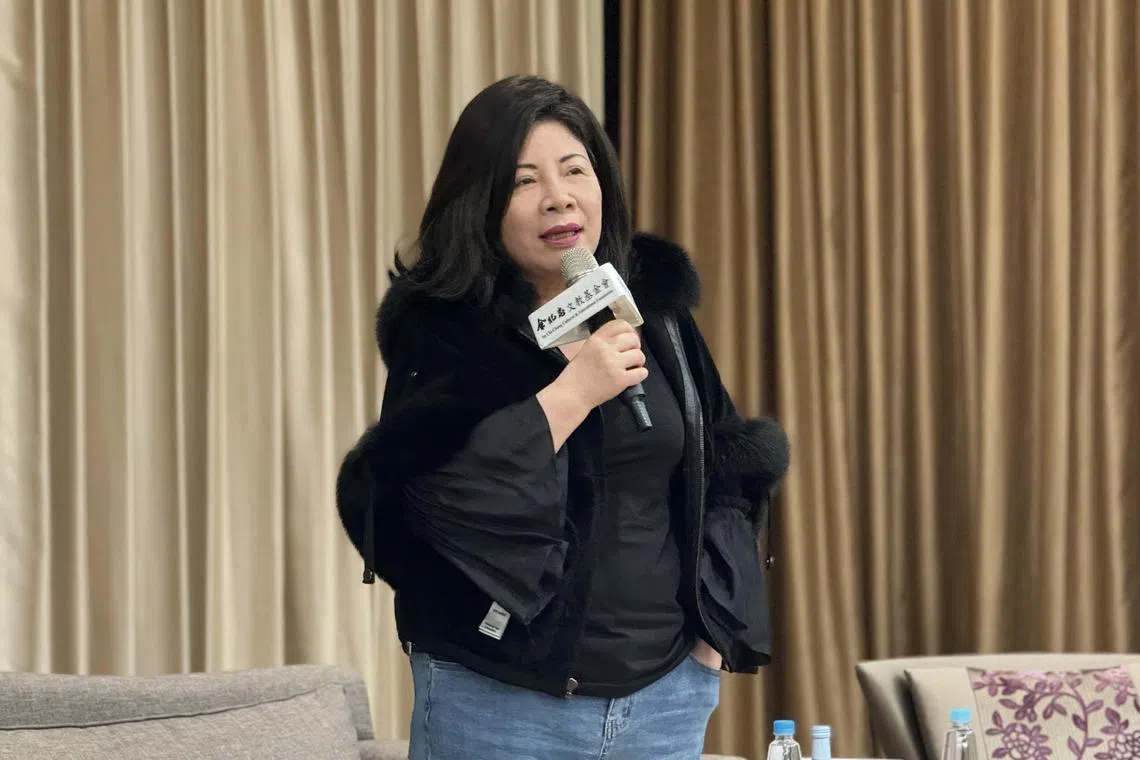 台湾资深媒体人陈文茜认为，中国大陆如今经济问题严峻， 短期内不可能攻台。（缪宗翰摄）