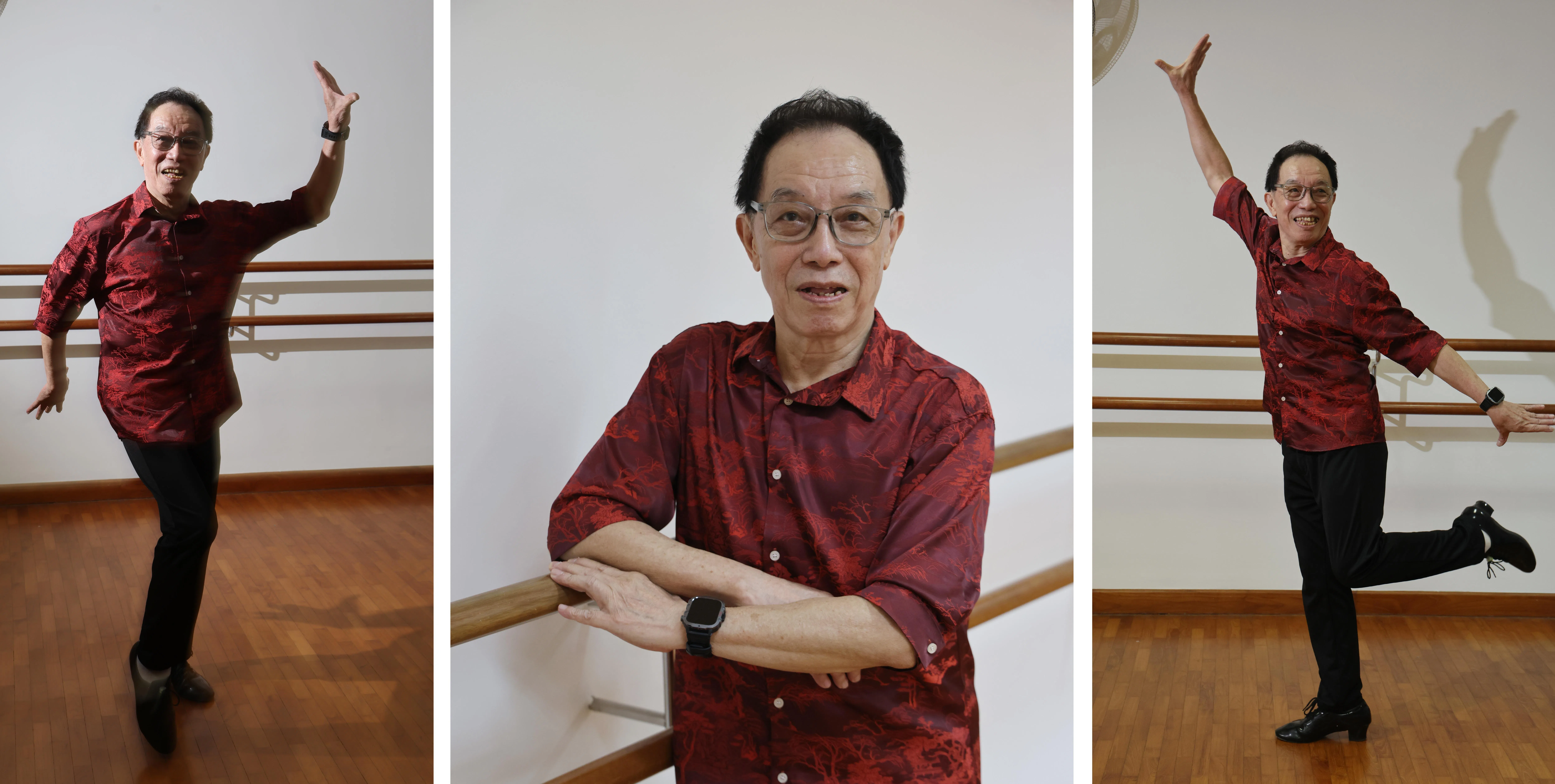 舞蹈是极佳的综合性保健运动，兼具强身与健脑功效，还能改善平衡感和协调能力，从而降低跌倒风险。（唐家鸿摄）