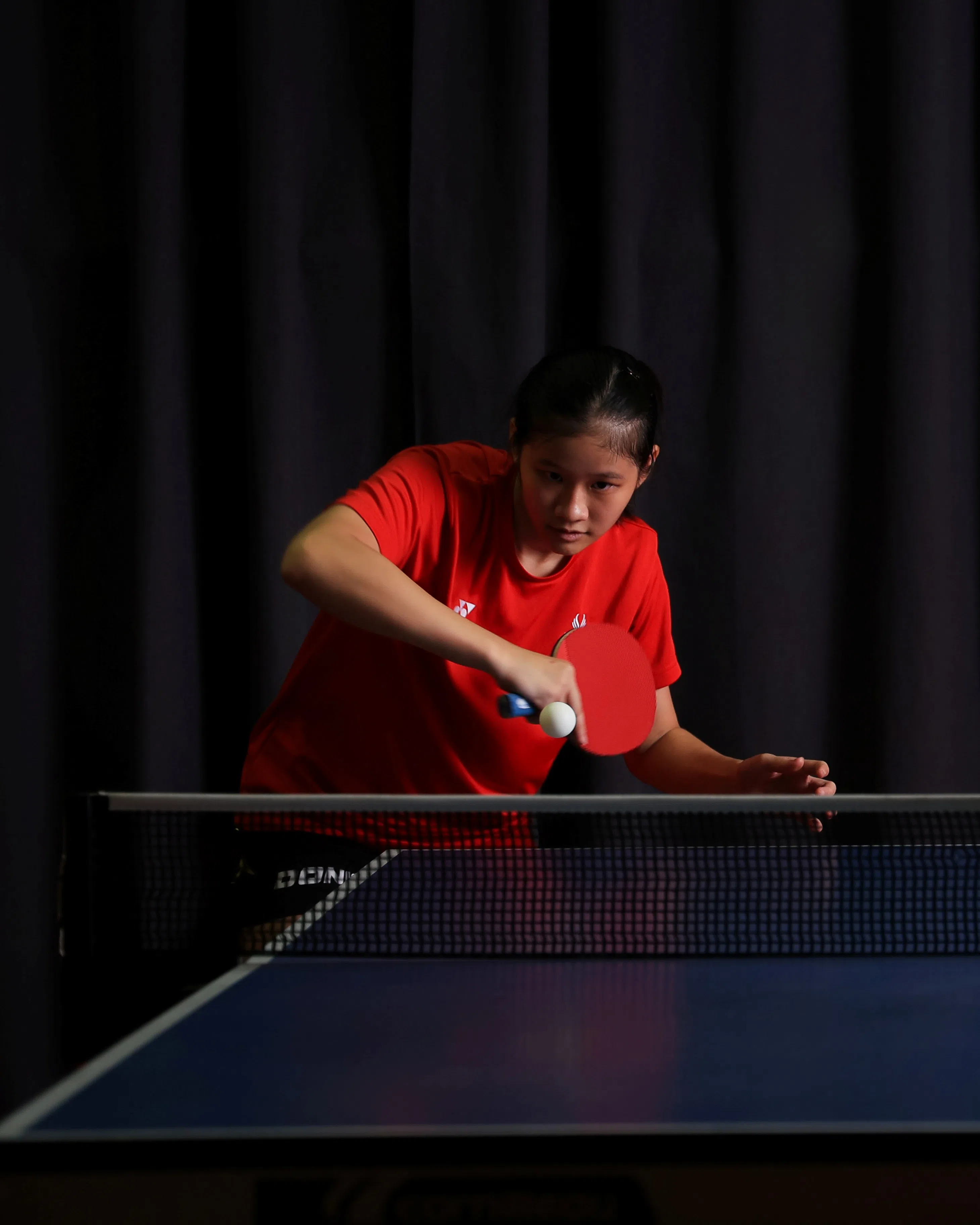李芊颖，新加坡体育学校学生（龙国雄摄）