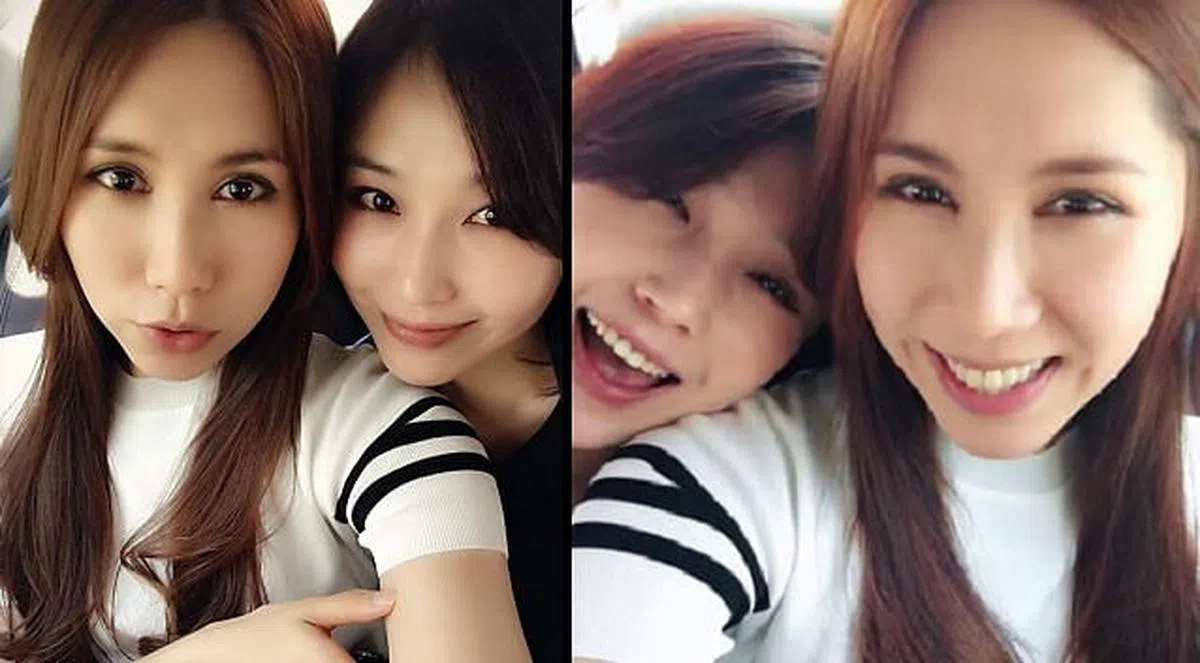 余苑绮与大姐余筱萍。（图/互联网）