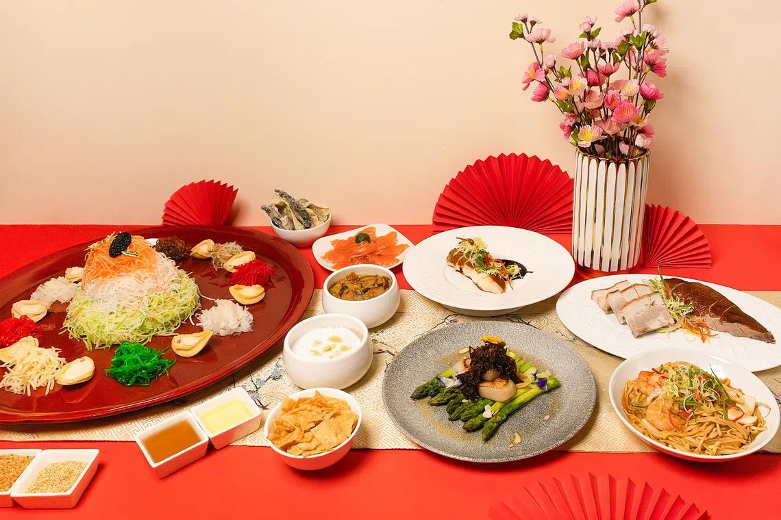 现代欧式餐馆Tablescape推出两人起新春套餐。（餐馆提供）