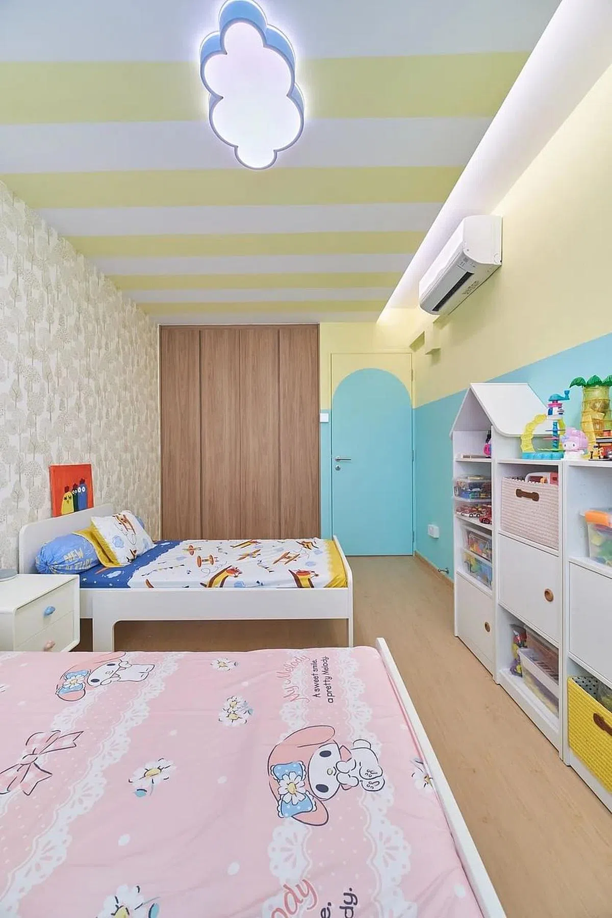 孩子的房间以开朗的黄色为主。（Free Space Intent提供照片）