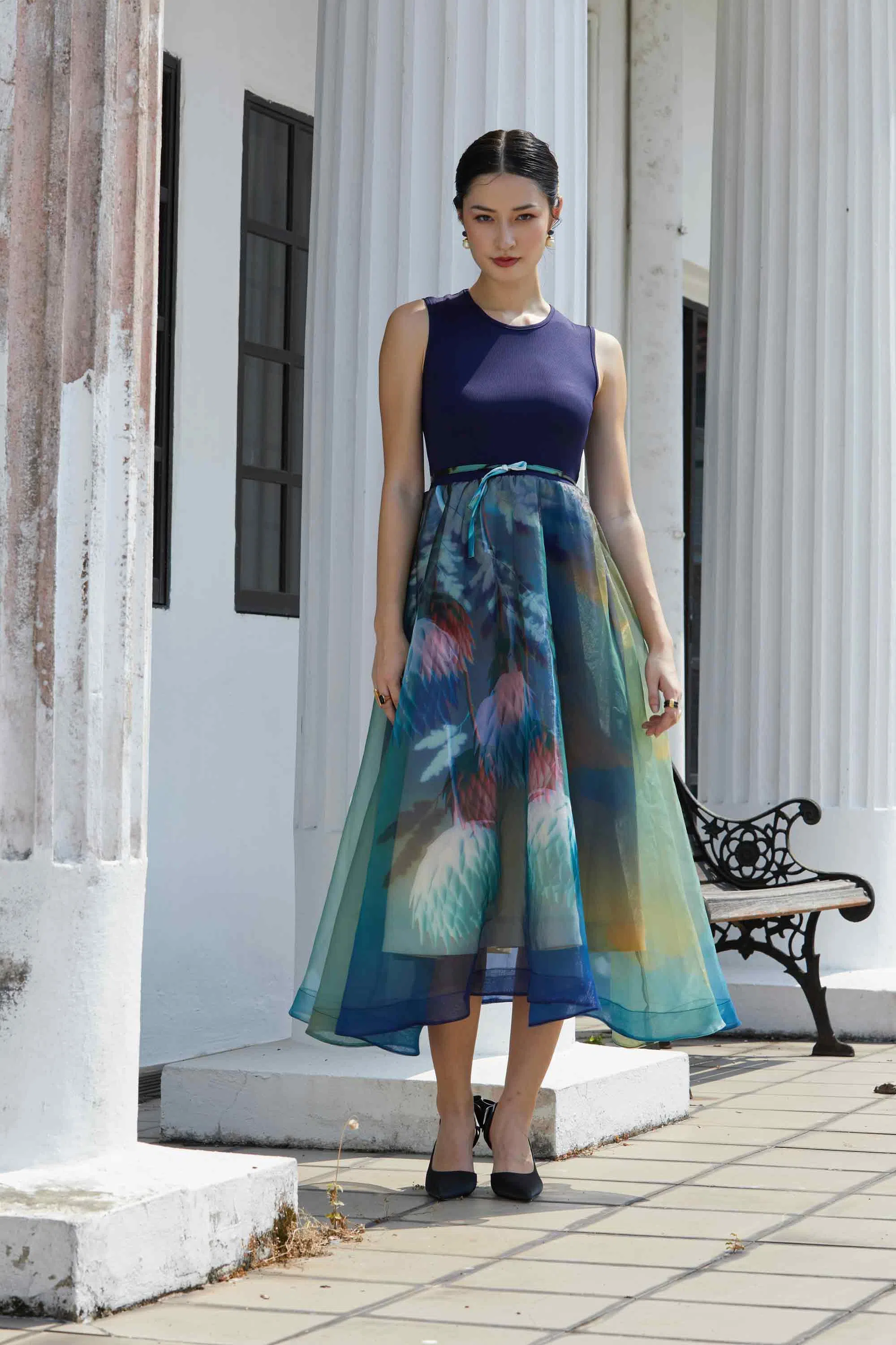 让人一眼即想起处处恋芳草的蓝绿裙。（Reckless Ericka提供）