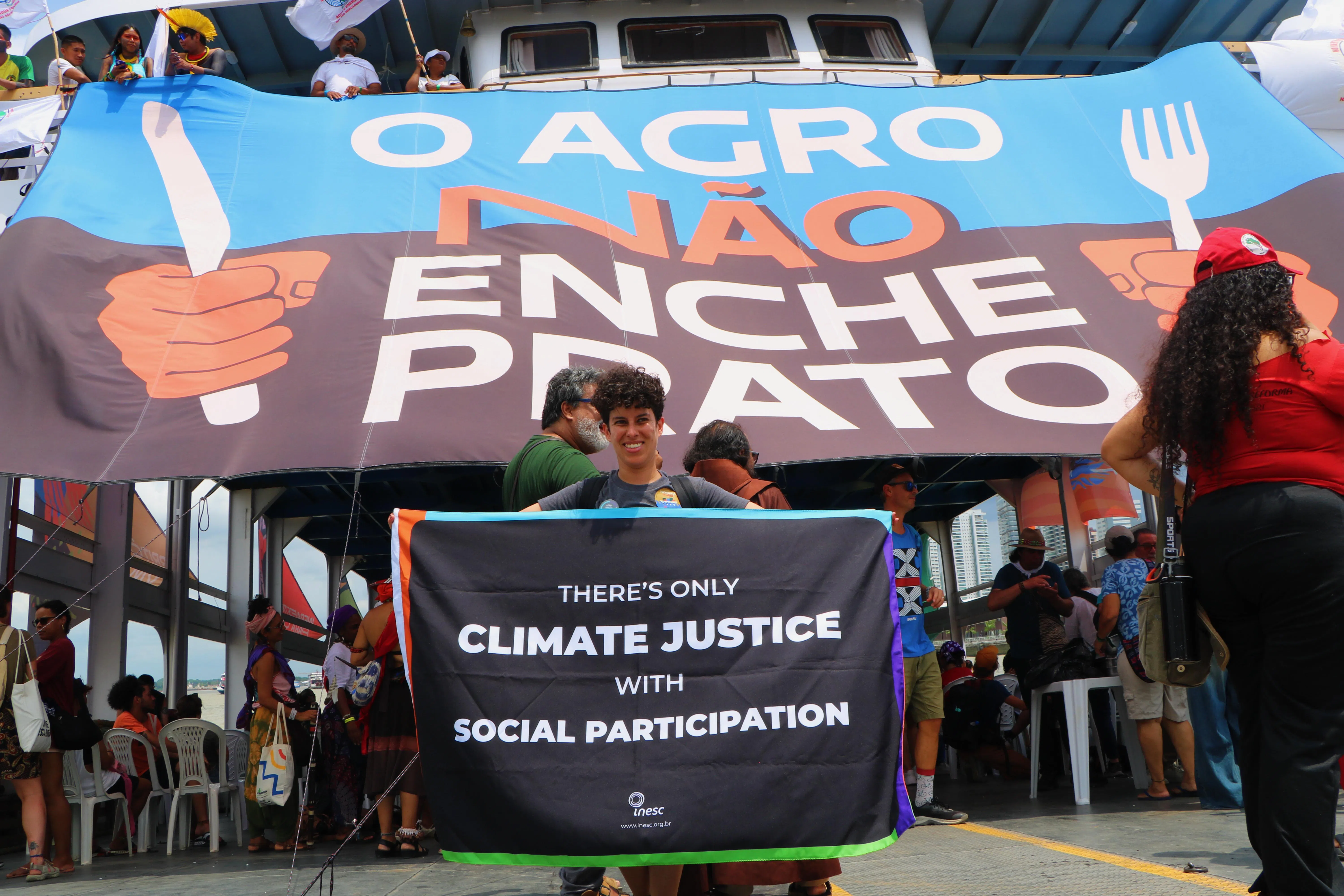 阿尔维斯认为，原住民本来就是土地的主人，他们不应该像如今得发声争取。（蔡玮谦摄）