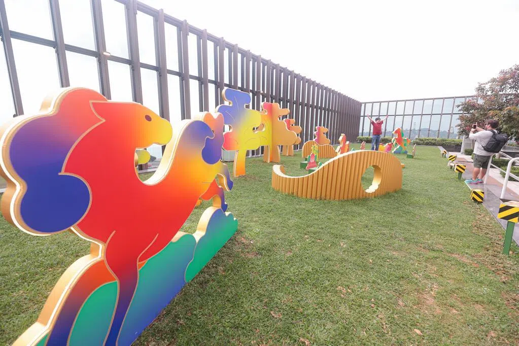 华族文化中心25项活动喜迎马年 新春装饰亮相