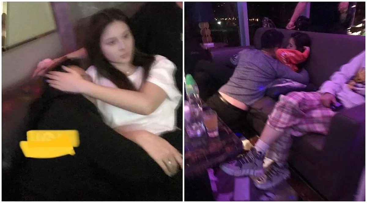 葛斯齐在面簿贴出2张照片爆料，指汪小菲婚内出轨。（图/葛斯齐面簿）