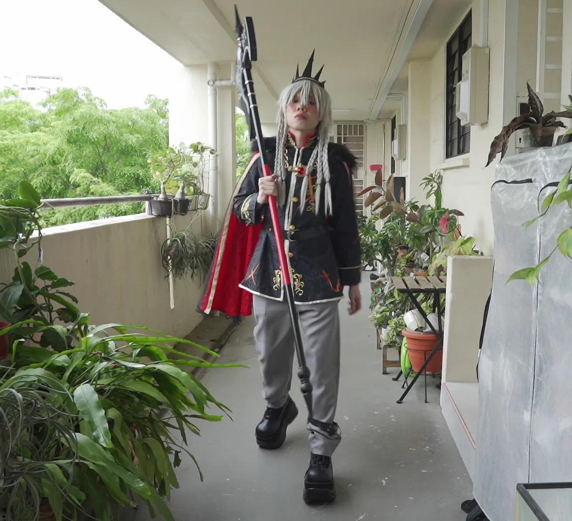 张万德扮演手机游戏《第五人格》角色守夜人。（新传媒提供）