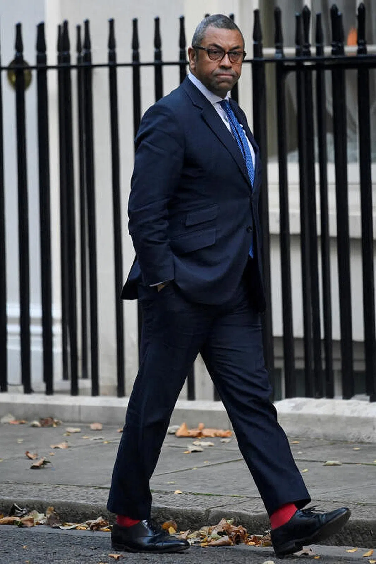 克莱弗利星期三受访时说，和平合法抗议是英国文化和价值观的重要组成部分，领事馆发生的殴打事件是不可接受的。（路透社档案图） 