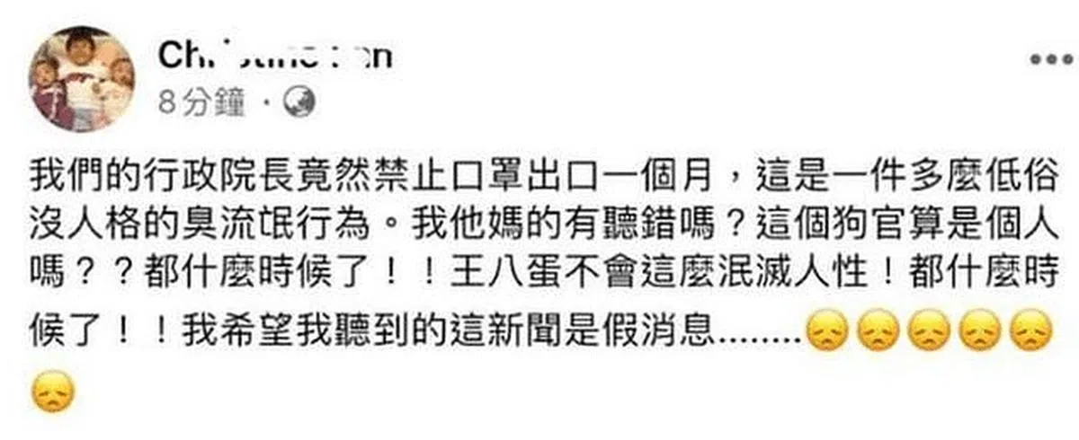 范玮琪在社媒用私人账号的发言引起轩然大波。（互联网）