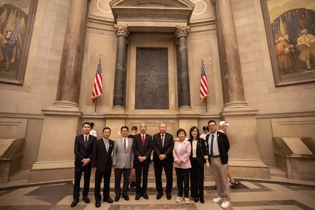 韩国瑜华府会白宫与美战争部官员 盼深化台美合作
