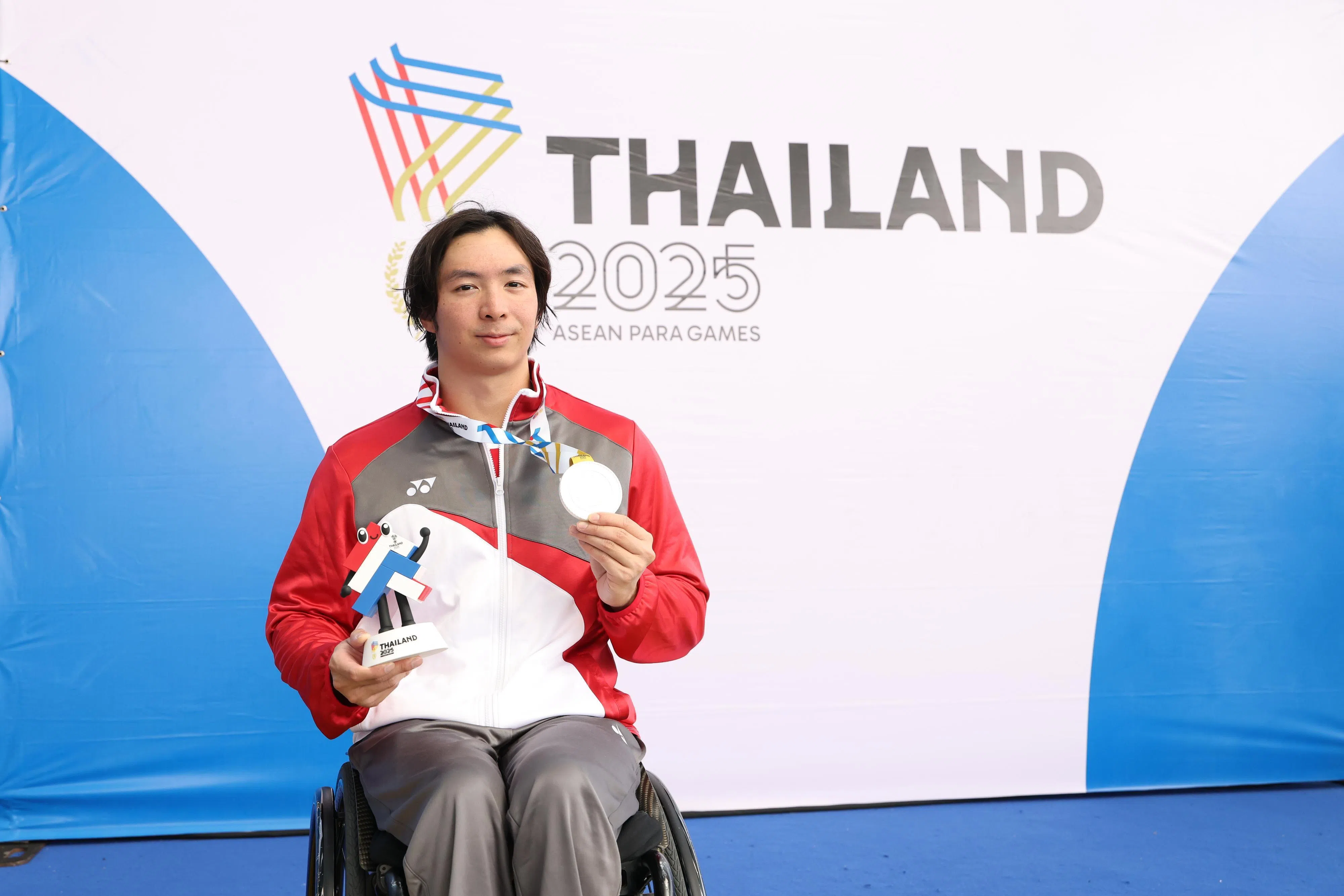 杜维崧曾代表新加坡参加残奥会，并在上届亚细安残运会斩获三金两银，还打破两项赛会纪录。（新加坡体理会提供）