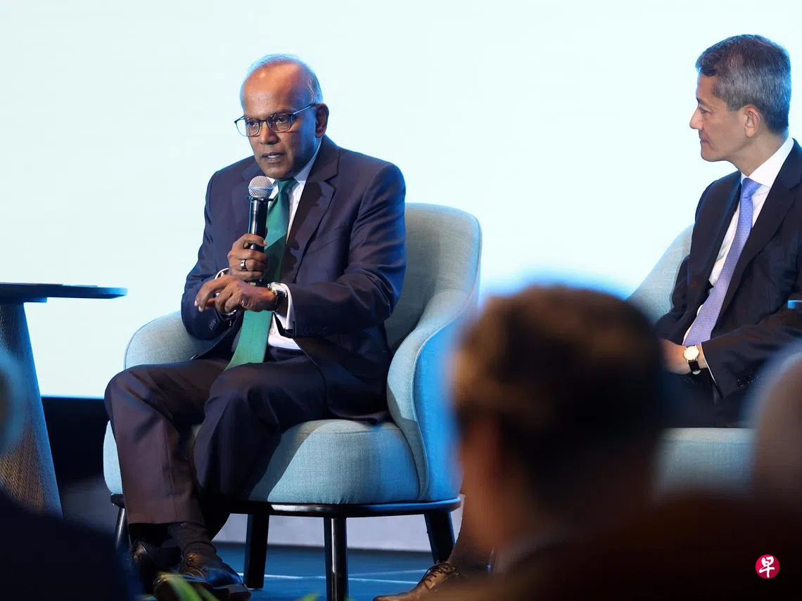 尚穆根：国家治理良好法治才能加强| 联合早报