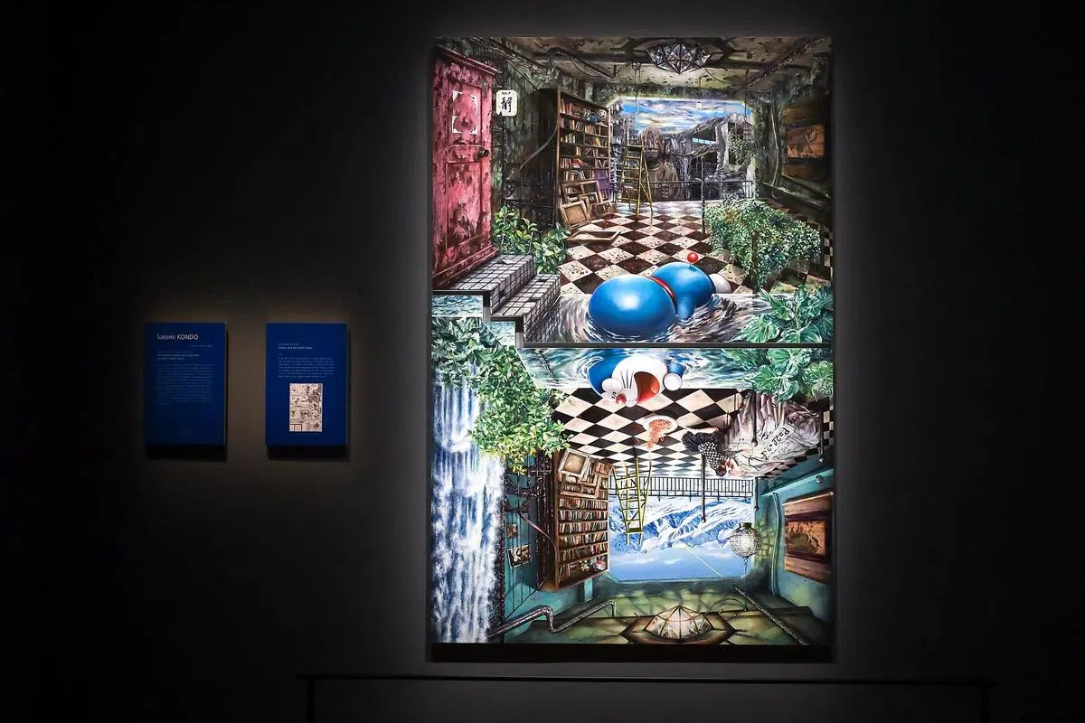 近藤智美《有时人类会做一些不合常理的事情》（2017）。（新加坡国家博物馆提供图片）