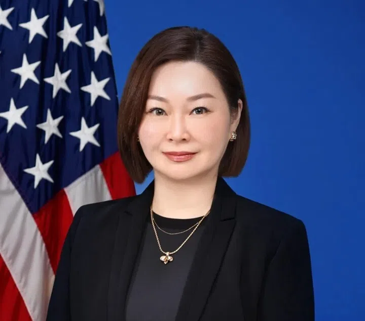 美国驻华大使馆公告，曾美国在台协会（AIT）首席技术官的霍诗翎出任美国驻武汉总领事。（美国驻华大使馆微信公众号）
