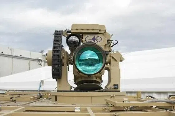 以色列国防军12月28日正式投入使用铁束激光拦截系统。（以色列国防部提供）