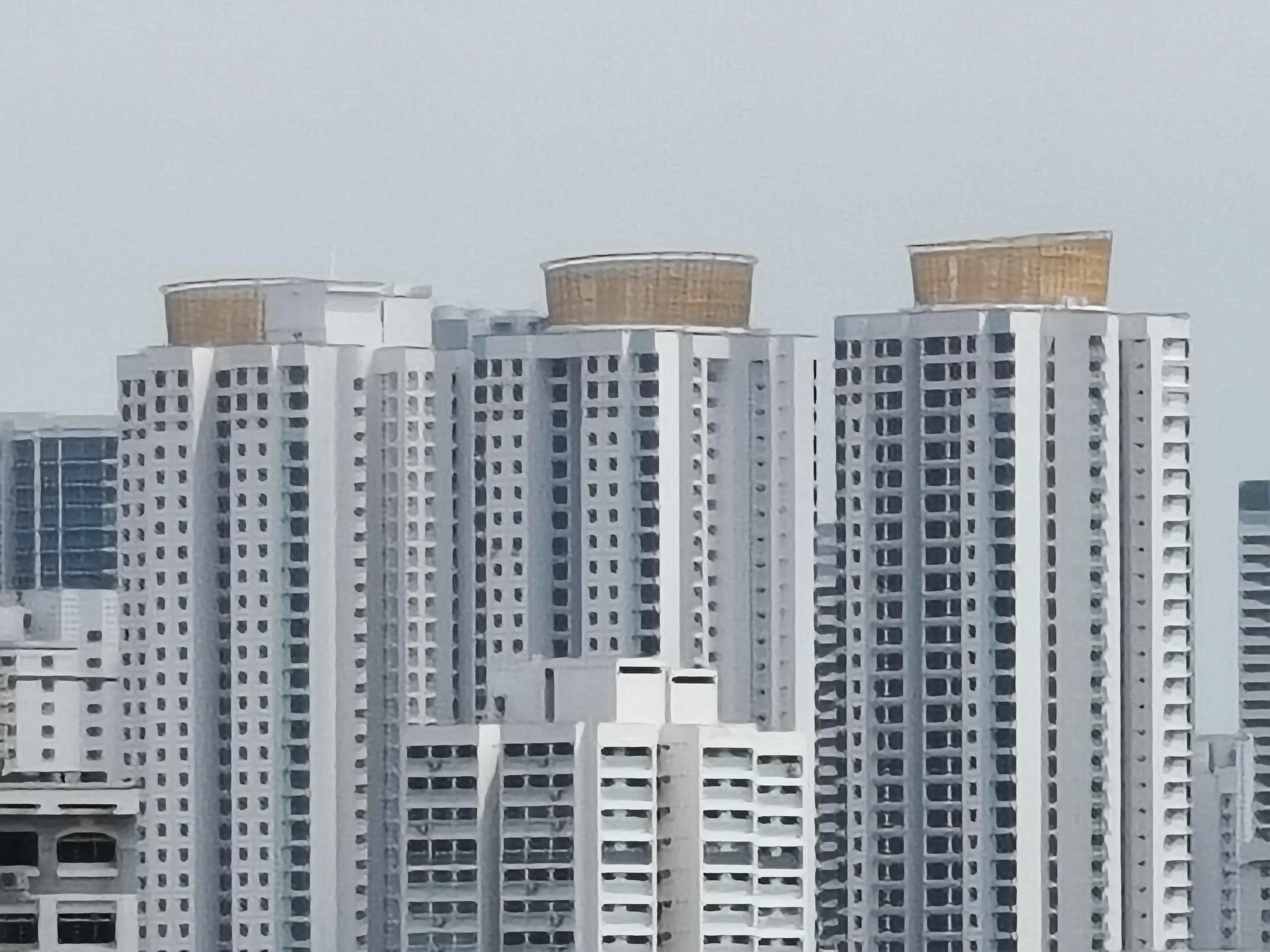 20倍变焦的成像效果不太清晰。（黄少伟摄）